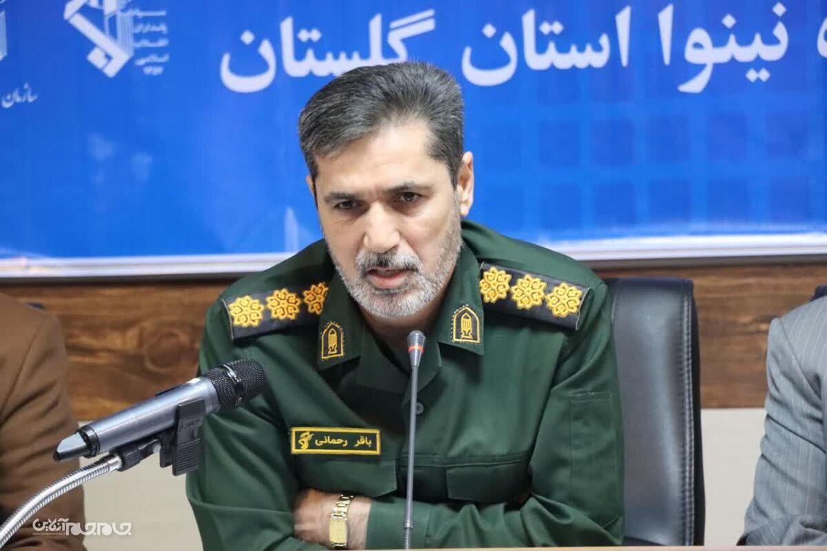 سرهنگ رحمانی گفت:به برکت حمایت ها و پشتیبانی بنیاد تعاون بسیج در استان  ، رشد چشمگیری در کیفیت و کمیت حضور بنیاد در گلستان و میزان طرح های اشتغال آفرین رخ داده است  .