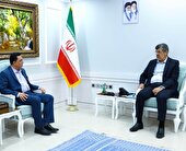 دیدار سرپرست مخابرات منطقه یزد با استاندار