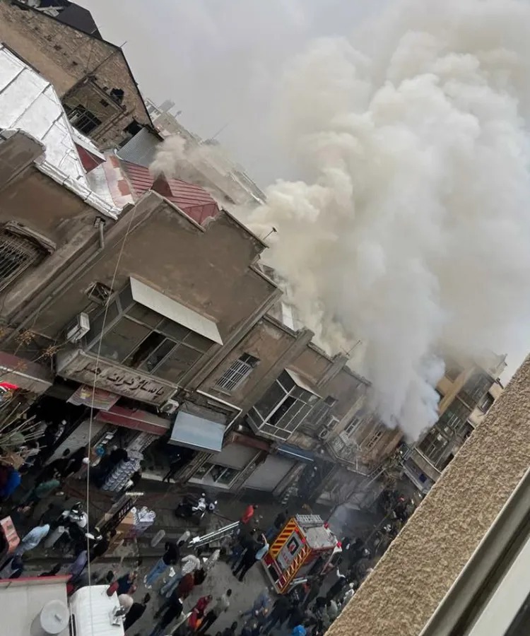 گراند هتل در آتش سوخت 