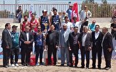 گلستان بر سکوی قهرمانی والیبال ساحلی کارگران کشور ایستاد