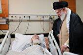 رهبر انقلاب از حضرت آیت‌الله نوری همدانی عیادت کردند