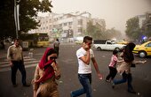 استمرار وزش باد شدید در تهران
