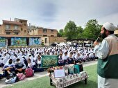 تجلیل از دختران محجبه در شهرکرد