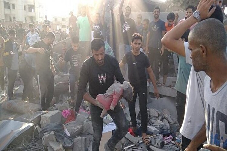 شهادت ۲۵ فلسطینی طی ساعات گذشته در غزه