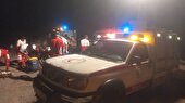 واژگونی اتوبوس حامل اتباع در جاده باغین- جوپار کرمان ۴۸ نفر مصدوم داشت