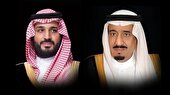 پیام تسلیت پادشاه و ولیعهد عربستان به رئیس جمهور کشورمان