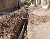 توسعه و اصلاح ۲۶۸ متر شبکه توزیع آب در بخش روستایی شوش