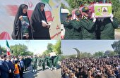 تشییع پیکر شهید مدافع وطن مهدی حسینوند با حضور مردم دزفول