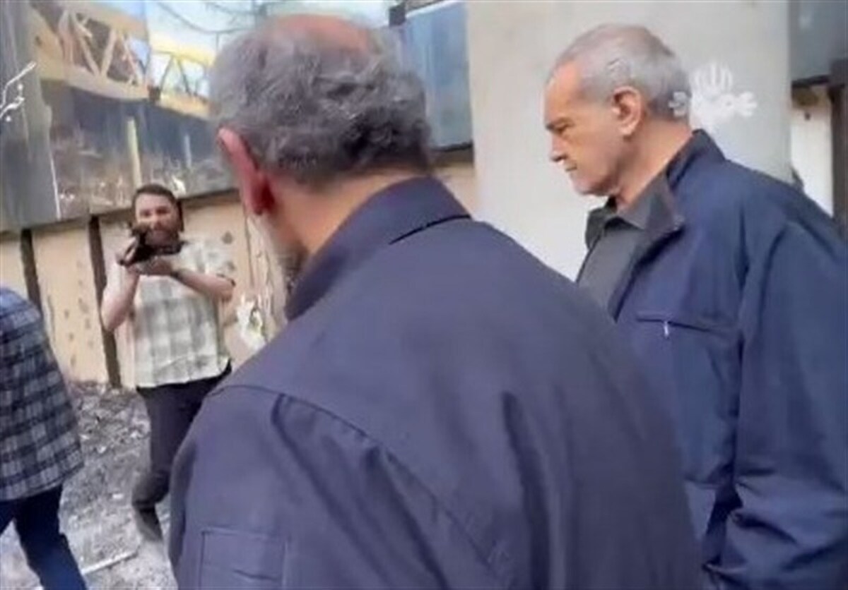 پزشکیان از ساختمان شیشه‌ای سازمان صداوسیما بازدید کرد.