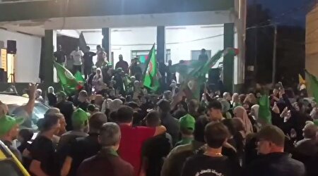 ببینید | جشن و شادی مردم شهرهای صور و نبطیه لبنان