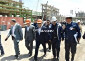 بازدید میدانی استاندار آذربایجان شرقی از مجموعه پتروشیمی تبریز
