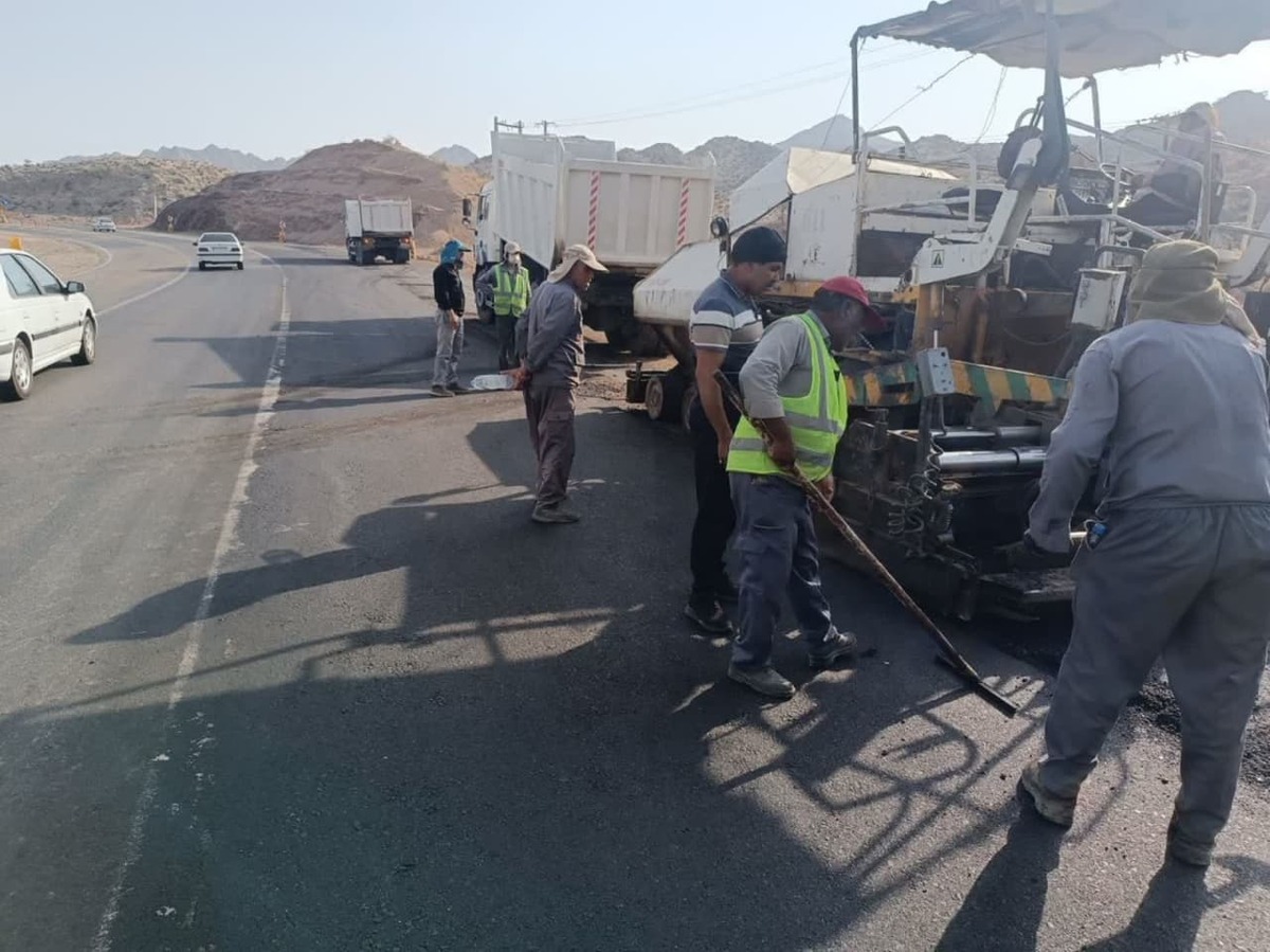 اتمام عملیات حذف نقطه پرحادثه محدوده پل کلدن محور جیرفت- دلفارد