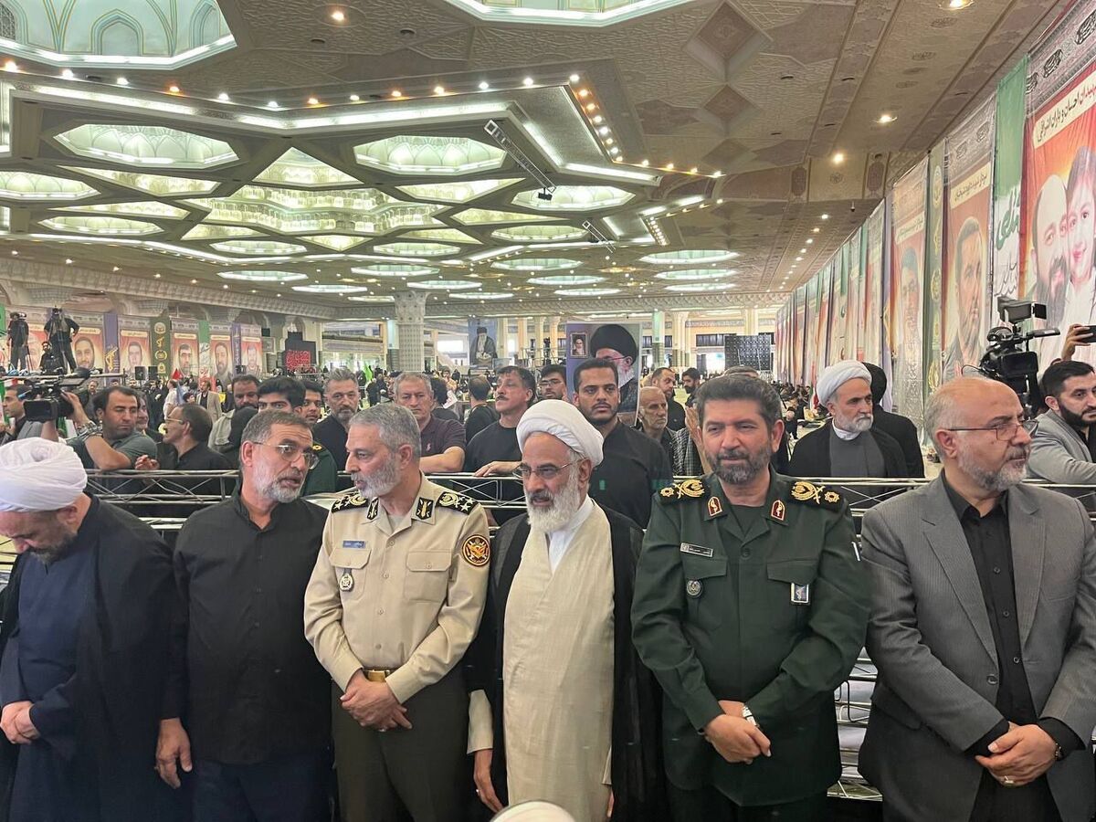 بزرگداشت شهدای اقتدار در مصلی تهران با حضور سران قوا | دیدگاه مقامات درمورد جنگ ۱۲ روزه