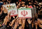 تشییع پیکر ۲ شهید همزمان با عاشورای حسینی در حرم مطهر رضوی