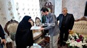 دیدار مسئولان با خانواده شهدای تجاوز رژیم صهیونیستی به آذربایجان‌ شرقی
