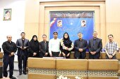 تجلیل معاون دانشجویی فرهنگی وزارت بهداشت، از قهرمان ملی دو و میدانی آسیا