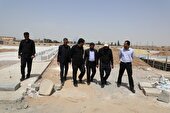 بازدید شهردار یزد از بوستان در حال احداث نهج البلاغه
