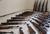 کشف ۷۱ قبضه سلاح و مهمات غیر مجاز در شادگان
