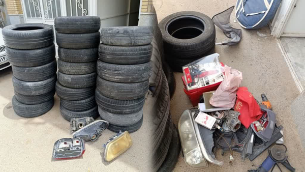 دستگیری سارقان قطعات خودرو‌های پراید