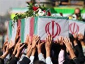تشییع پیکر ۷ شهید خوزستانی در اهواز