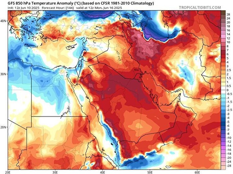 رگبار و رعد و برق در استان‌ های مرکزی ایران