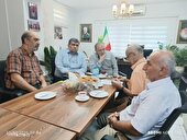 دیدار اعضای هیأت‌مدیره کانون عالی کارمندان بازنشسته مشمول قانون تأمین اجتماعی گلستان با رئیس شورای اسلامی شهر گرگان