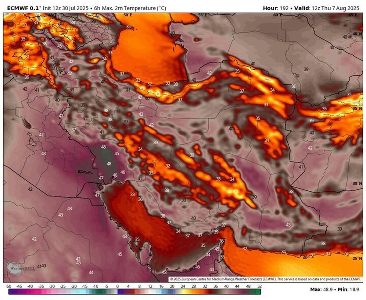 ورود موج جدید گرمای بی‌سابقه به ایران؛ رگبار باران در ۳ استان