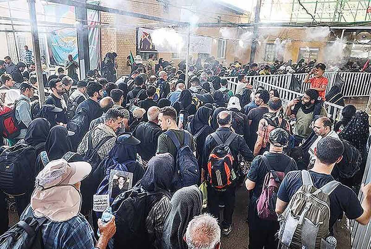 خدمات‌رسانی شبانه‌روزی در شلوغ‌ترین پایانه مرزی ایران