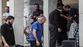 فیلم لحظه ورود تعدادی از زندانیان امنیتی به سالن اندرزگاه ۷ زندان اوین