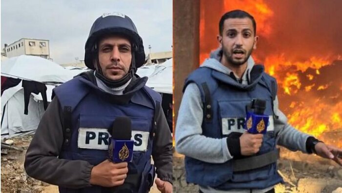 عکس | هدف اسرائیل از هدف قرار دادن خبرنگاران از بین بردن آثار جنایت در غزه است عکس | هدف اسرائیل از هدف قرار دادن خبرنگاران از بین بردن آثار جنایت در غزه است