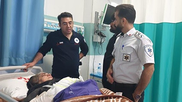 ببینید ا سانحه اتوبوس در محور بصره ـ شلمچه برای زائران