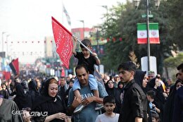گزارش تصویری | مراسم راهپیمایی جاماندگان اربعین