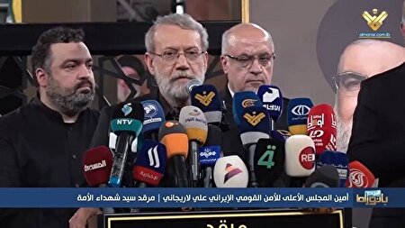 ببینید | لاریجانی: حزب‌الله لبنان باعث شرف و افتخار اسلام است