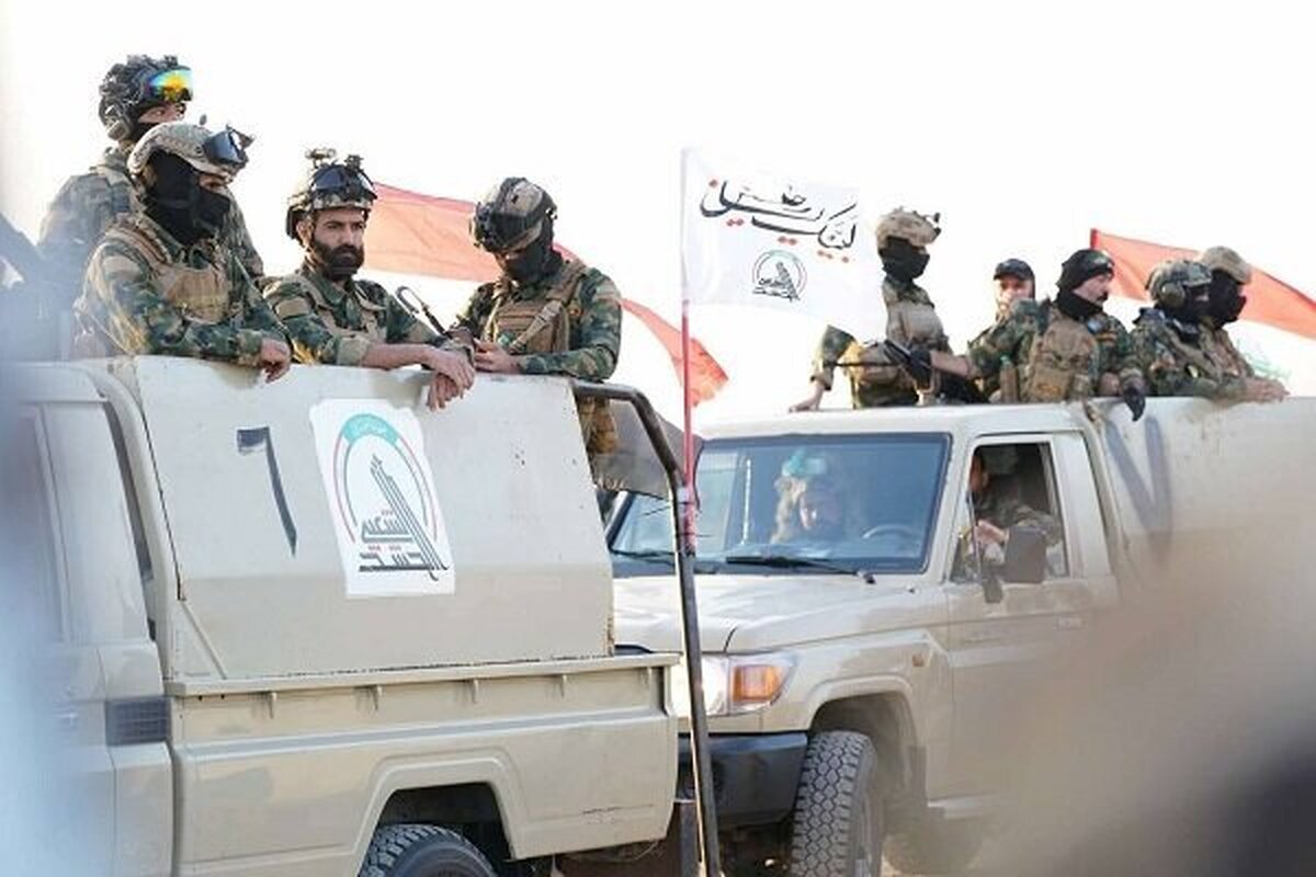 استقرار نیروهای حشد الشعبی عراق نزدیک نوار مرزی عربستان