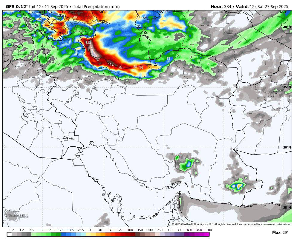 باران پاییزی منتظر پایان تابستان نمی‌ماند + نقشه
