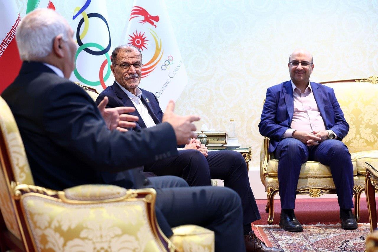 دیدار رئیس فدراسیون جهانی وزنه برداری با رئیس و دبیرکل کمیته ملی المپیک دیدار رئیس فدراسیون جهانی وزنه برداری با رئیس و دبیرکل کمیته ملی المپیک