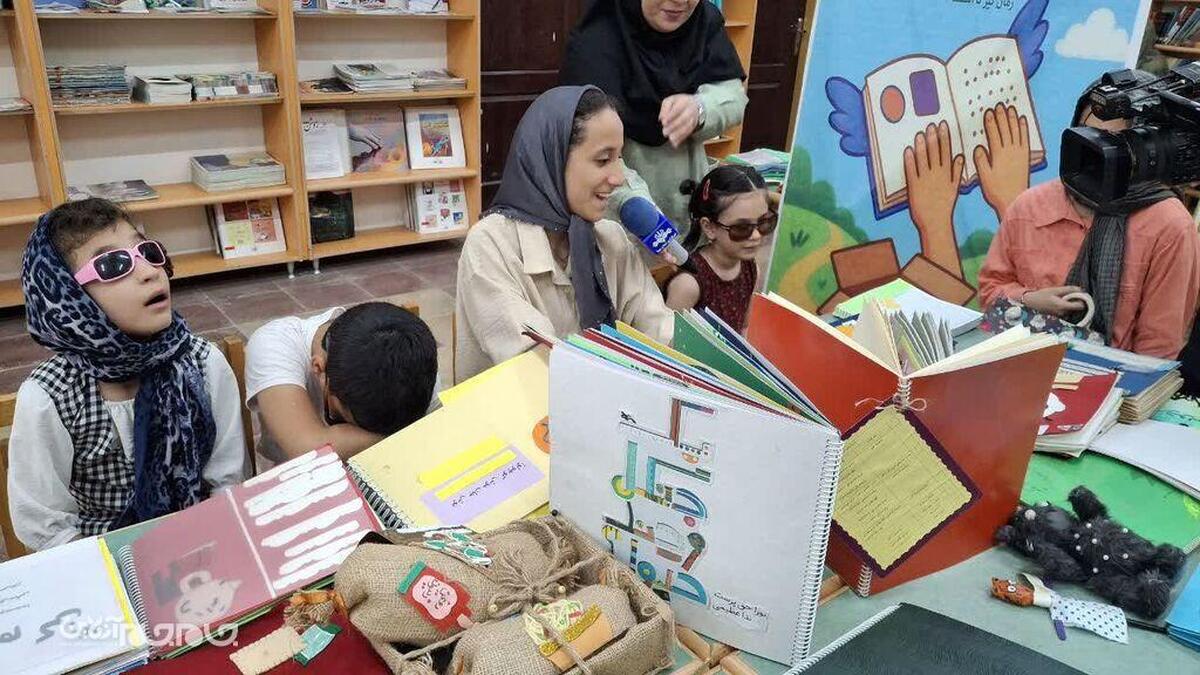 گنبدکاووس سومین ایستگاه سفر ملی کتاب‌های حسی‌ـ لمسی