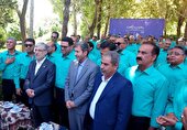 آیین رونمایی از ۱۳۰ دستگاه تاکسی پاک و برقی حمل‌ونقل عمومی شهر اصفهان