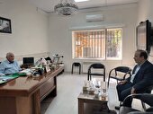 دیدار مدیر نمایندگی ستاد مردمی یزد با رئیس هیئت امناء ستاد دیه کشور