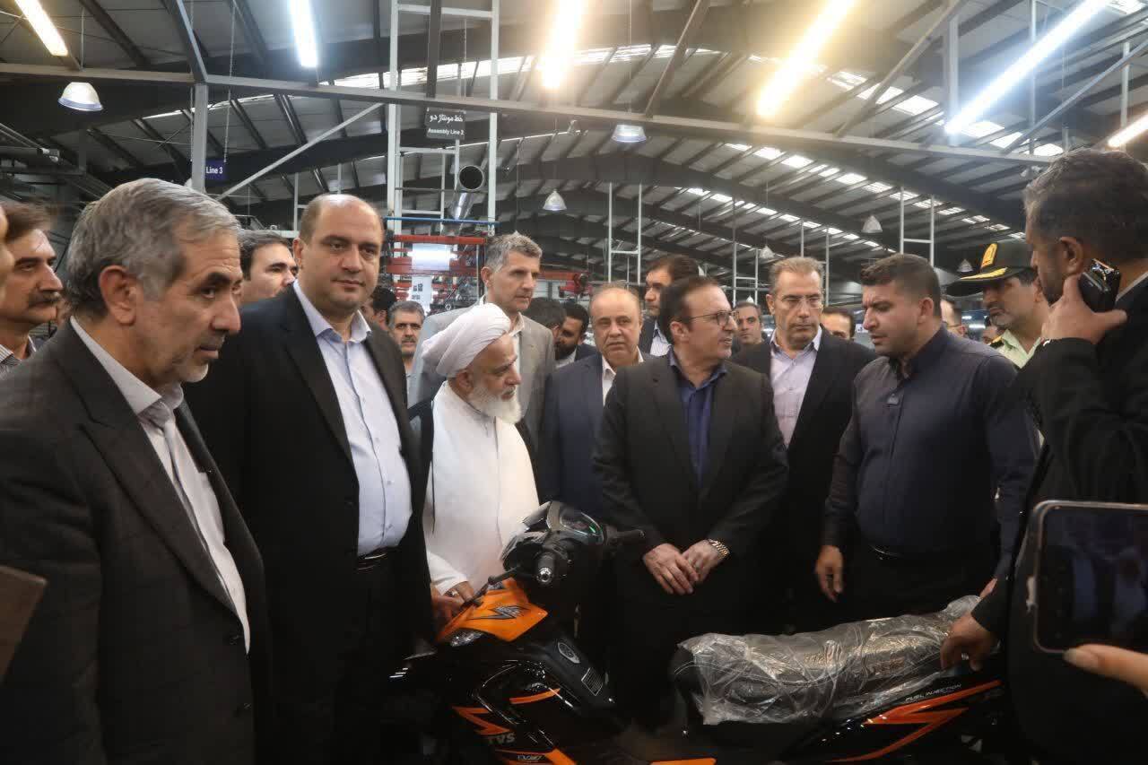 افتتاح  خط جدید تولید در شرکت «هانی موتور» استان قزوین