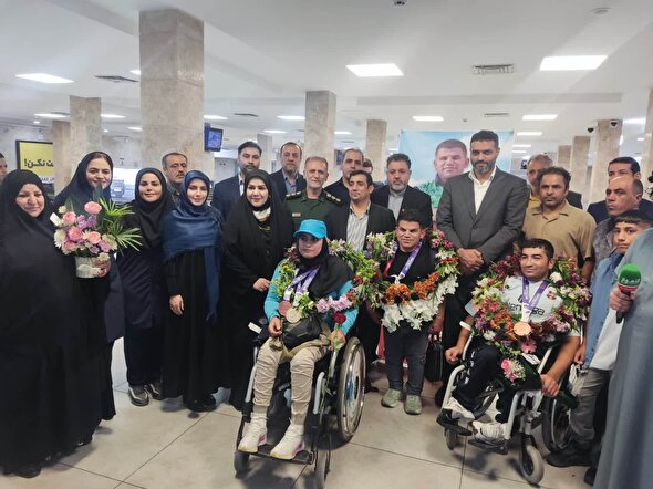 استقبال باشکوه از مدال‌آوران خوزستانی پارادو و میدانی جهان