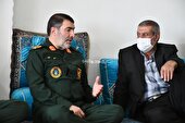 دیدار و تجلیل فرمانده سپاه فتح از پیشکسوت دفاع مقدس
