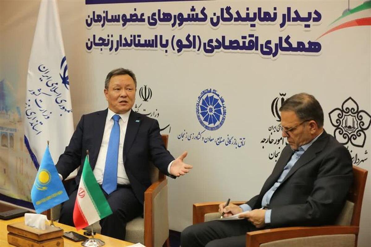 در جریان دیدار سفیر قزاقستان با استاندار زنجان، طرفین با تاکید بر اشتراکات فرهنگی، تاریخی و ظرفیتهای اقتصادی، بر گسترش همکاریهای دوجانبه در حوزههای تجارت، گردشگری و تعاملات استانی تاکید کردند.