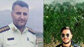 جان باختن دو مأمور پلیس بر اثر سقوط خودرو در یاسوج