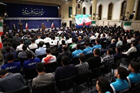 صوت | بیانات رهبر انقلاب در دیدار قهرمانان و مدال‌آوران ورزشی و المپیادهای علمی