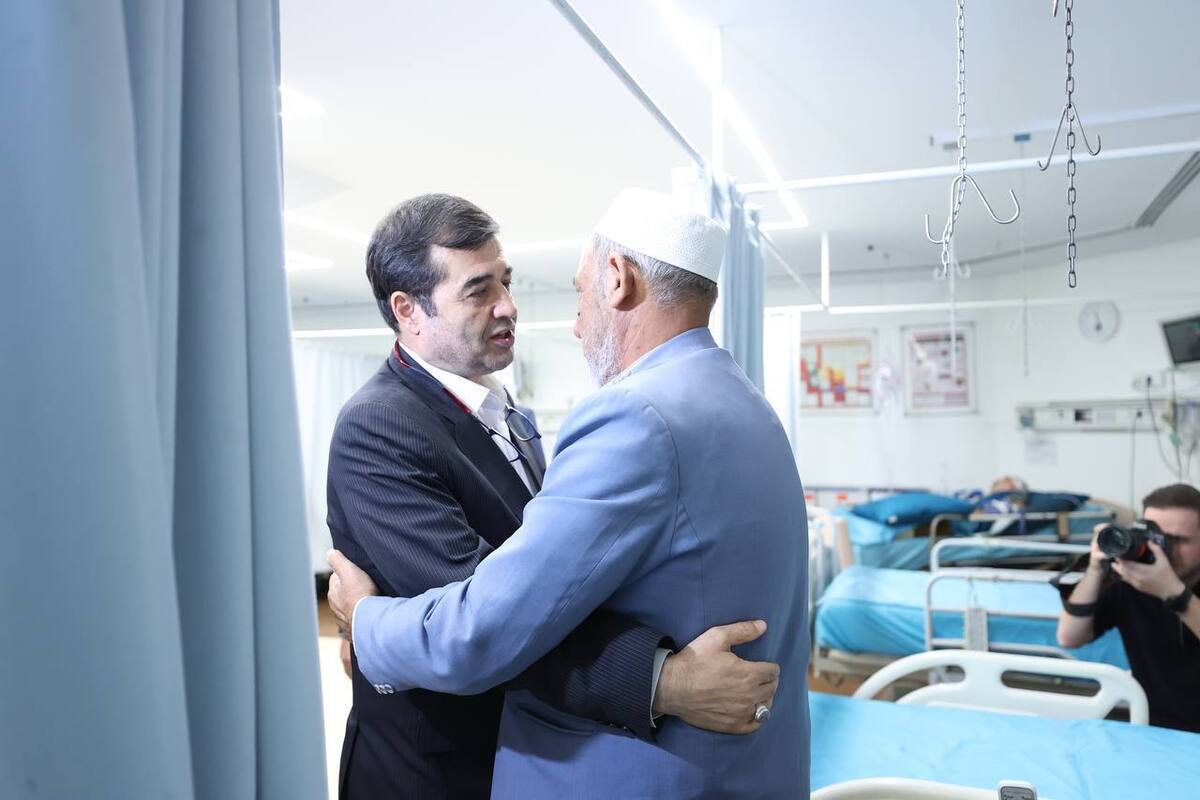 عکس | عیادت وزیر ورزش و جوانان از صابر کاظمی