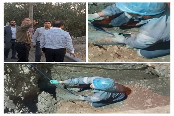 کشف دو انشعاب غیرمجاز دیگر در محله شهران کشف دو انشعاب غیرمجاز دیگر در محله شهران