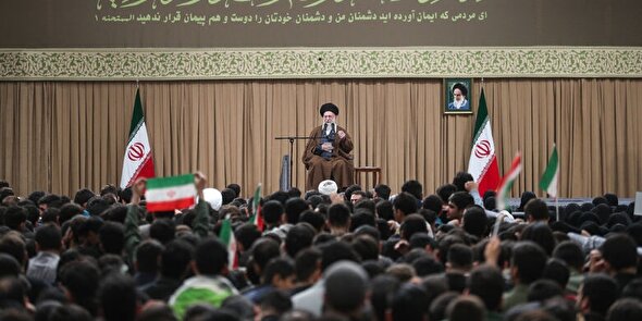 گزارش تصویری | رهبر انقلاب اسلامی در دیدار صبح امروز دانش‌آموزان و دانشجویان