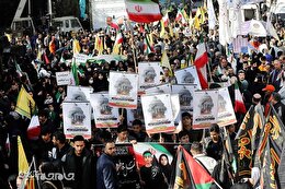 گزارش تصویری | راهپیمایی گرامیداشت روز ۱۳ آبان