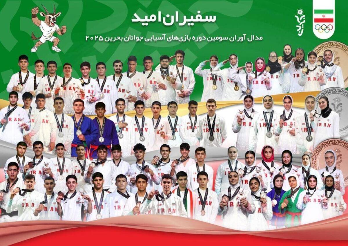 پاداش مدال آوران سومین دروه بازی‌های آسیایی جوانان بحرین ۲۰۲۵ از سوی کمیته ملی المپیک پرداخت شد.